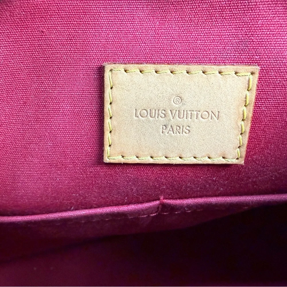 Louis Vuitton Red Patent Monogram Satchel